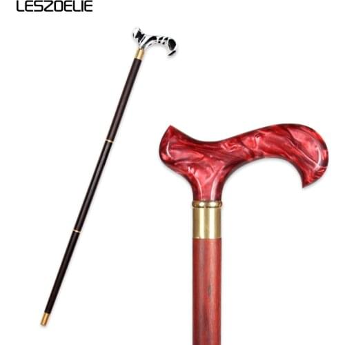 6 Styles Fashion Walking Stick Canes Men Decorative Cane Women Luxury Elegant Wooden Walking Stick Vintage Walking Cane