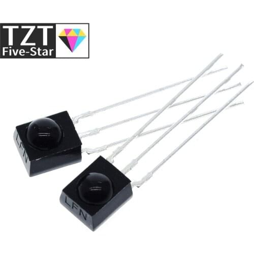 TZT High Quality 5Pcs/lot IR Receiver 38 kHz Remote Infrared Module TSOP4838 DIP-3