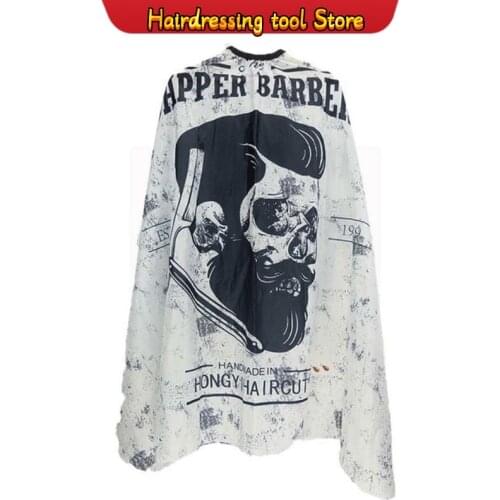 "Thicken Large Size Hairdresser Salon Haircut Haircut Waterproof Waist Barber Hairdressing Hair Coloring Hair Oil Apron Clothes"