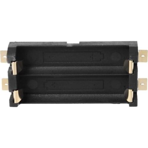 High Quality 2 Slots AA Battery Holder SMD SMT 2*AA Batteries Storage Case with Bronze Pins DIY Lithium Battery Spring Box