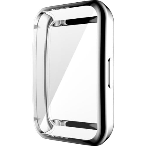 Strap Band Full Coverage Film Protective Case TPU Case For -Huawei Honor Band 6 203B