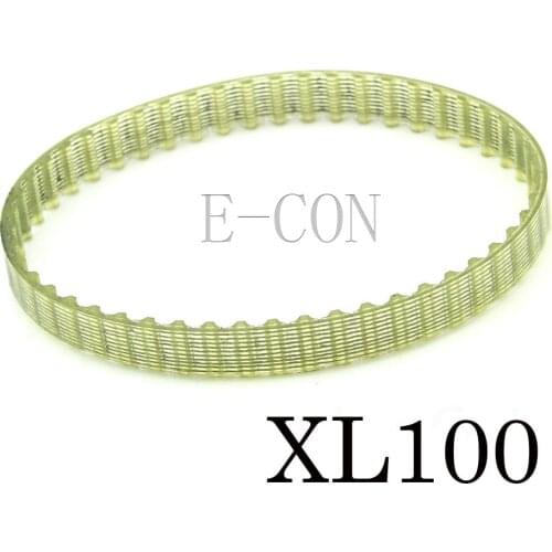 1pcs 100XL Timing Belt L039 50Teeth Width 0.39inch(10mm) with White Prusa Mendel Cords PU XL Positive Drive Pulley for Motor