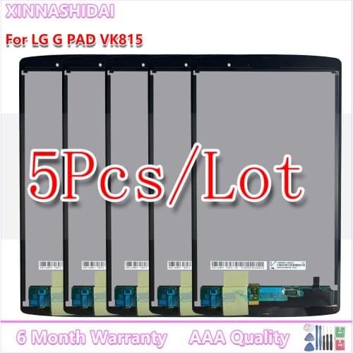 5PCS/For LG G Pad X 8.3 VK815 LCD Display LD083WU1 Touch Screen Digitizer Assembly Frame 8.3"