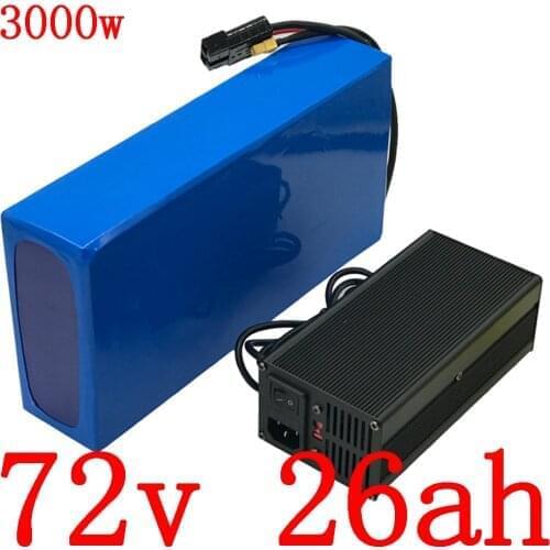72V Battery 72V 2000W 3000W Electric Bike Scooter Battery 72V 10Ah 13Ah 15Ah 18Ah 20Ah 25Ah Electric Bicycle Lithium Battery