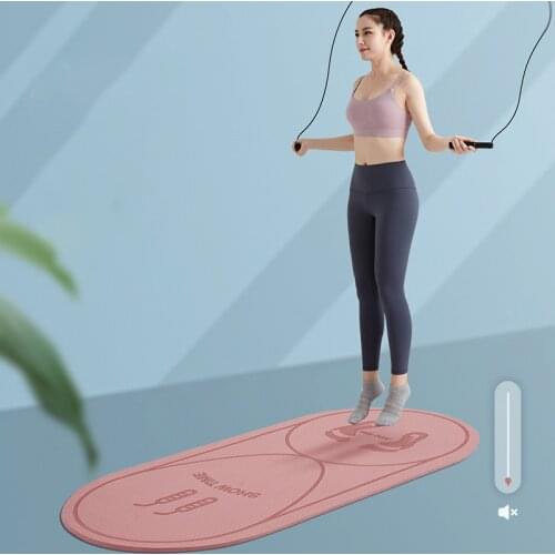Silent Jump Rope Mat Exercise Cushioning Mute Yoga Mat Sound Insulation And Shock Absorption High Density Board Anti-noice Mats