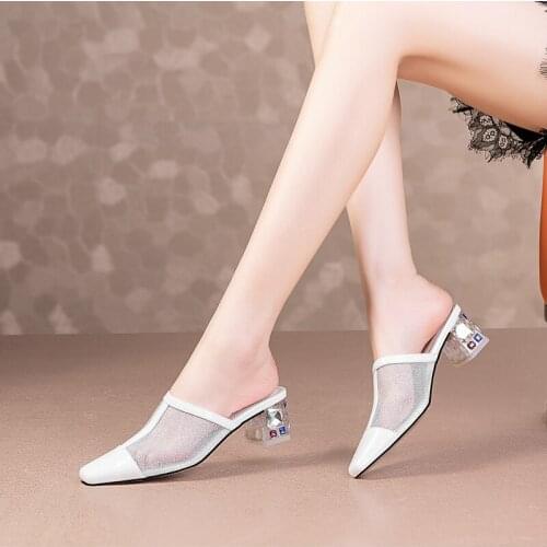 QZYERAI Brand Summer Women Slippers Womens Shoes Fashion Genuine Leather Cowhide Sandals Slippers