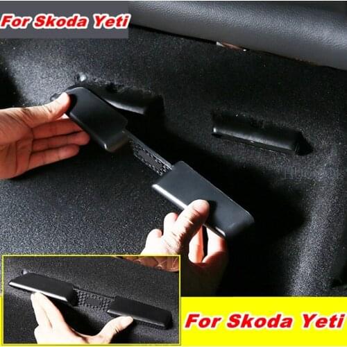 For Skoda Yeti car seat rear air conditioning air outlet dust cover anti-blocking protection cover car accessories