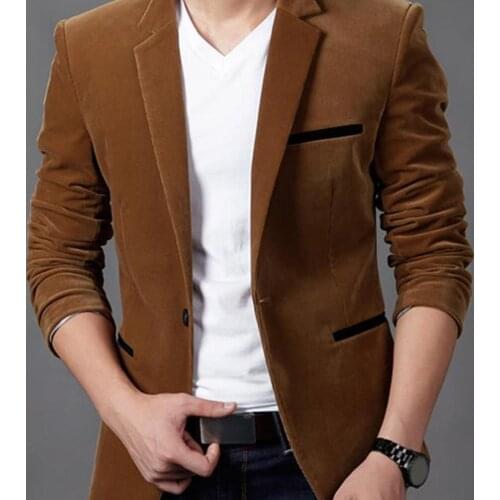 Business Suit Velvet Classic Version Lapel Collar Men Cloth for Company Slim Casual Suit Jacket Singer Costume