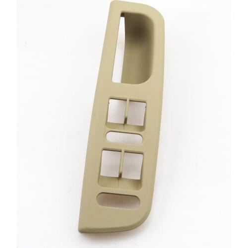 FHAWKEYEQ Beige Driver Window Master Switch Panel Frame Box For VW Golf MK4 Passat B5 Jetta MK4 98-04 3B1 867 171 E 3B1867171E