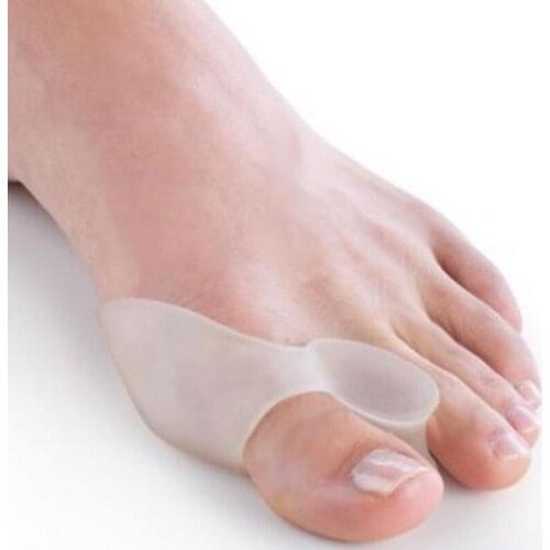 Gel Silicone Bunion Corrector Toe Protector Straightener Spreader Separator Foot Care Tool LX5614