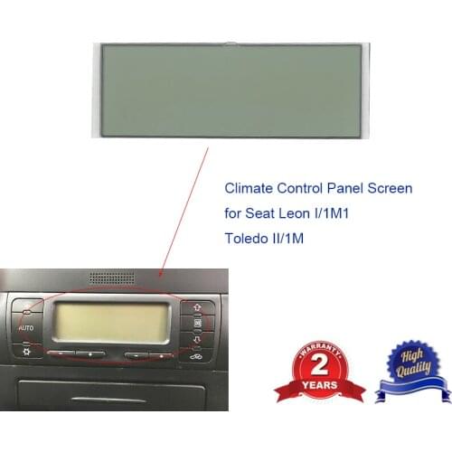 Air Conditioning Climate Control Panel LCD Screen Display For Seat Leon Toledo ACC Unit Pixel Repair