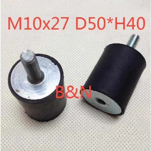 M10 x27 D50*H40,male/female ,VD Rubber Vibration Damper/Rubber Screw Damper Electrical machine Rubber shock absorption screw