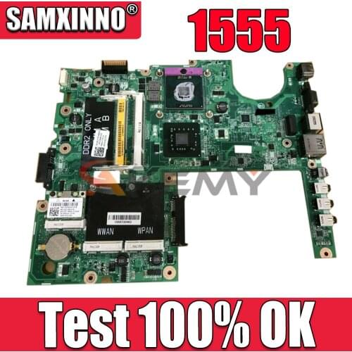 FOR DELL 1555 Laptop motherboard DAFM8MB6F1 with CN-0D177M 0D177M D177M GM45 100% working well