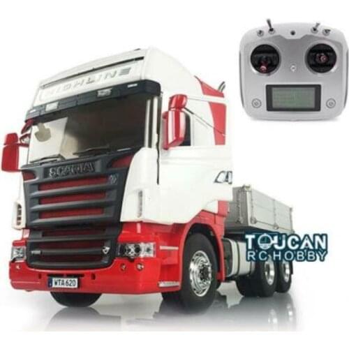 1/14 LESU RC 6*6 Metal Chassis Car Hopper Hercul Painted Sca Cab Radio ESC THZH0609-SMT4