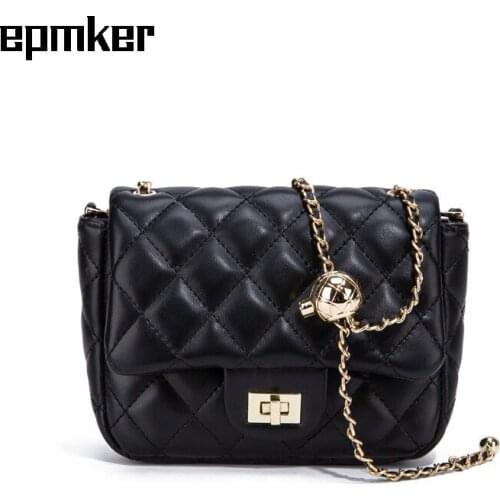 EPMKER Fashionable Purses and Handbags Luxury Designer Brand Bags Chians Shoulder Bag Diamond Lattice Crossbody Bags Satchels