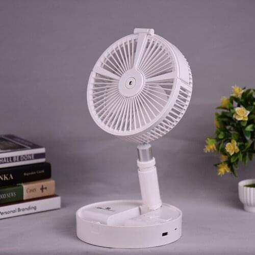 New Mini Stand Desk Fan USB Battery Portable Table Personal Cooling Fan