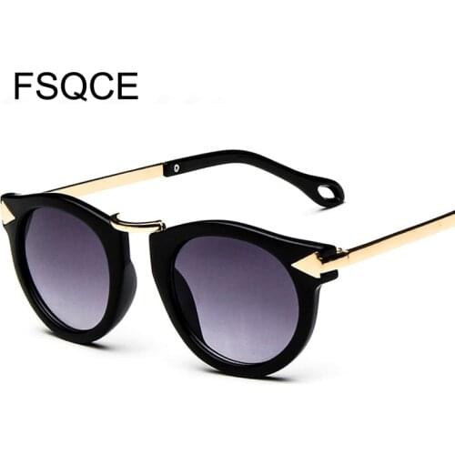 2018 NEW Baby Boys Girls Kids Sunglasses Vintage Round Sun Glasses Children Arrow Protection Oculos De Sol Gafas