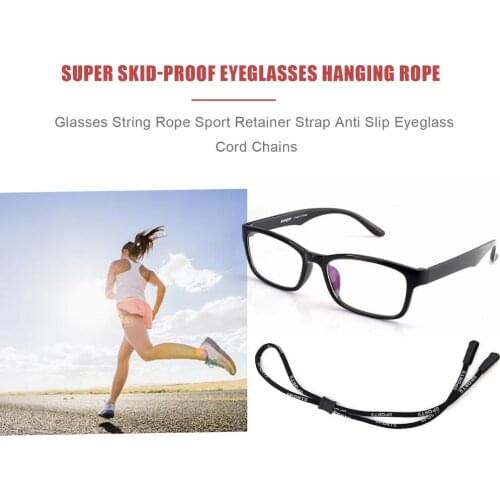 2021 NEW Adjustable Glasses String Rope Sport Travel Neck Strap Retainer Strap Anti Slip Eyeglass Holder Cord Chains