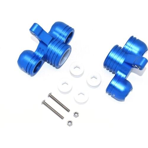 2pcs/set Aluminum Alloy Front Steering Cup Replacement Front Knuckle for ARRMA 1/5 KRATON 8S RC Crawler Car Upgrade Kit