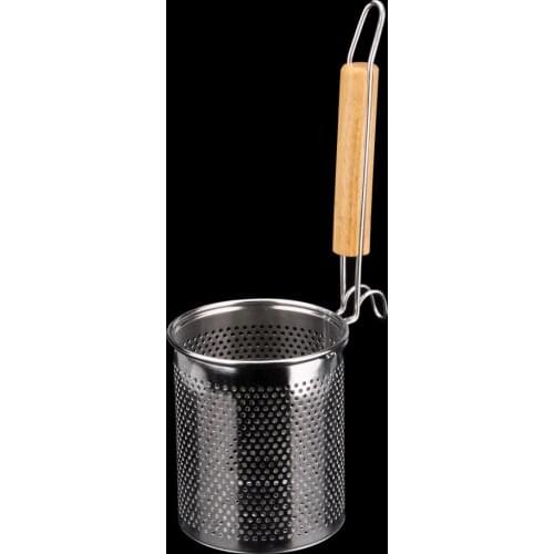 Kitchen Tools Practical Stainless Steel Anti scalding Leak Spoon Filter Mesh Cooking Fence Strainers Food Colander