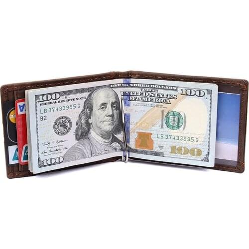 RFID Card Case Leather Coin Purse Leather Document Case Leather Card Case Credit ID Card Holder Purse