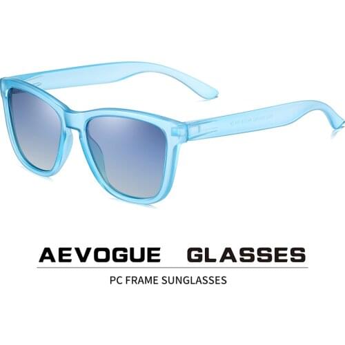 AEVOGUE New Men Retro Fashion Polarized Sunglasses Woman Gradient Lens Driving Glasses Brand Design UV400 AE0811