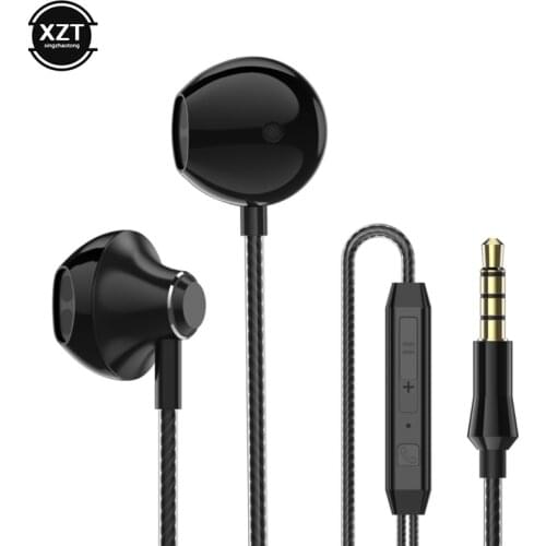 Sport Earphone Wired Super Bass 3.5mm Gaming Headset Earbud with Microphone Hands Free for iPhone Xiaomi Samsung MP3