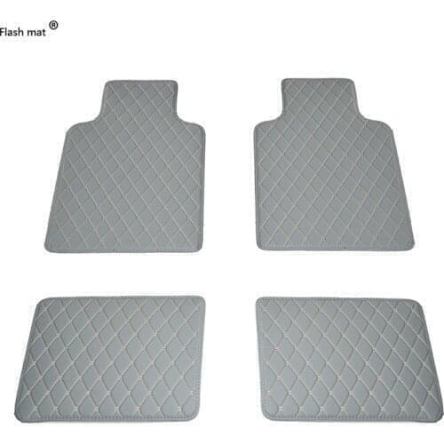 Flash mat Universal car floor mats for Toyota Corolla Camry Rav4 Auris Prius Yalis Avensis Alphard 4Runner Hilux highlander foot