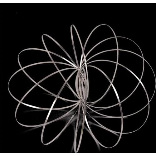 Magic decompression hand ring Stainless steel magic ring Fluid hand ring