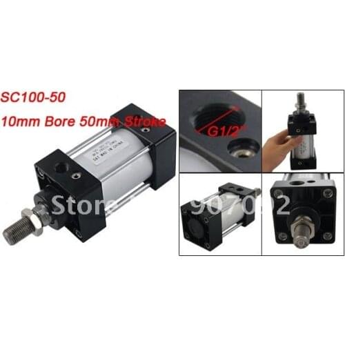High Quality Airtac standard Double Acting Pneumatic Cylinder 50mm Stroke 100mm Bore SC100*50