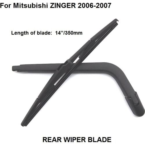 2006-2007) Car wiper blades Car Accessories Rear Wiper Arm with Blade Set for MITSUBISHI Zinger, Length of blade 350mm New