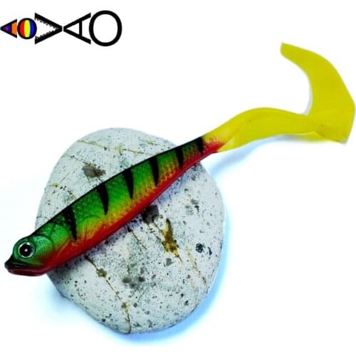 2021 New soft fish Hot Lure Rock Viber Shad Rock Shiner Fishing Lures Sea Bait Soft Lure Trout Bream Bait Pesca