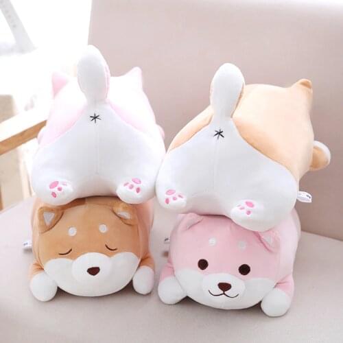36cm Cute Fat Shiba Inu Dog Plush Toy Kawaii Stuffed Soft Animal Cartoon Pillow Sofa Decor Lovely Gift for Kids Baby Children
