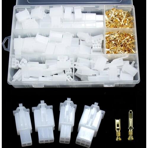 Automotive Electrical Terminals Kit 2 3 4 6 Pin Motorcycle Wire Connector In Car Wiring Cable Fast Crimp Male Female Butt Plug