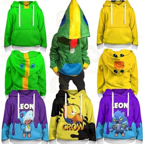 Ship in 48 Hours STAR and Crow, Shooter Game 3D Hoodie Sweatshirt Clothing Harajuku Hoodies Kids Leon Tops Men 2021 Boys Girls