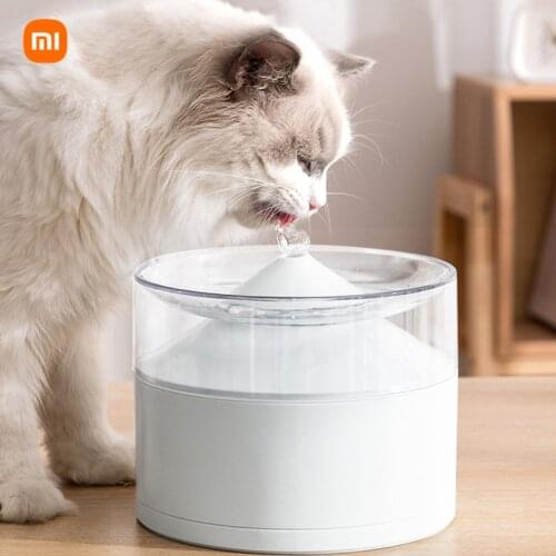 Mijia Automatic Cat Water Fountain Pet Dog Drinking Bowl Xiaomi Automatic Loop Pet Sensor Drinking Feeder