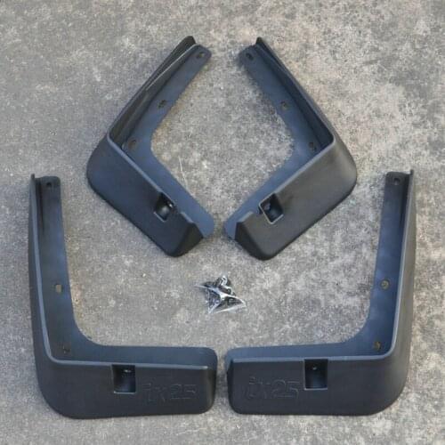 Car accessories Mudguard For 2015 HYUNDAI IX25 CRETA Fender mud flaps modification soft Plastic special fender Car mud plate