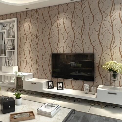 Beibehang Modern minimalist thick 3D deerskin cashmere wallpaper living room bedroom sofa background wallpaper papel de parede