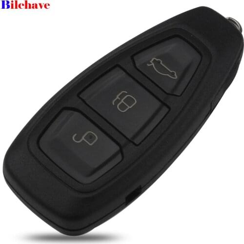 Bilchave 3 Buttons Remote Car Key Shell Case For Ford Mondeo Fiesta Focus Titanium C-Max Kuga Refit FOB With Blade Replacement