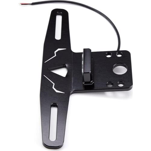 ATV/UTV Rear License Plate Mount Holder quad for Polaris RZR sportsman 500 800 1000 xp for Can am maverick X3 for Yamaha raptor