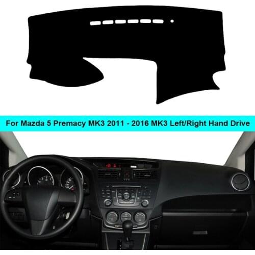 For Mazda 5 Premacy MK3 2011 - 2016 MK3 Car Inner Dashboard Cover Sunshade Cushion Car decoration Dash Mat Carpet Cushion Cape