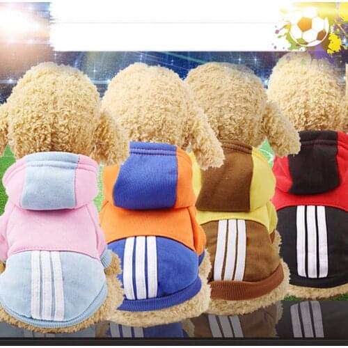 Wholesale Dog Clothing Jersey Perro Pequeno Winter Clothes For Dogs Yorkshire Terrier Clothes Hund Kleidung Hoodie Dachshund