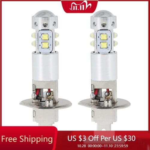 H1 LED Headlight Car Bulbs Daytime Running Driving Fog Lamp White Beam 6500K Super Bright
