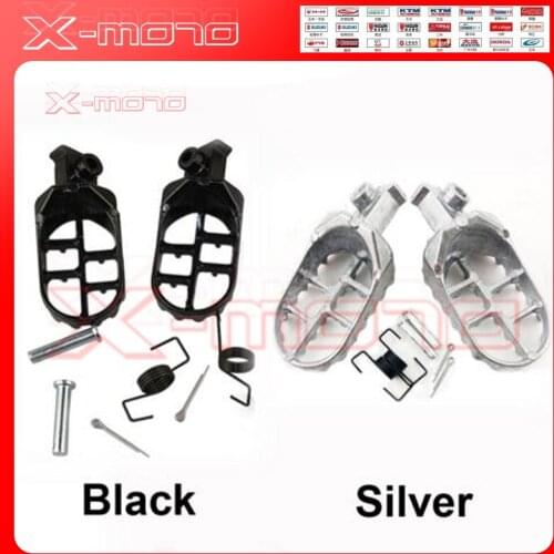 Footrest Foot Pegs Footpeg Aluminium For PW 50 80 PW50 PW80 TW200 Pit Dirt Bike Motorcycle Motocross