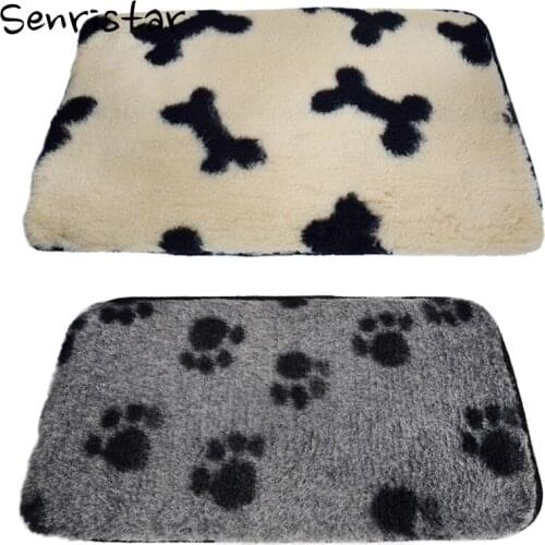 Pet 3D Stereo Velvet Jacquard Warm Soft Non-Slip Dog Bed Mat For Indoor And Outdoor Dogs House Nest Dog Basket Cats Puppy Kennel