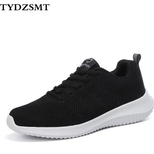 TYDZSMT Womens Shoes Autumn Flying Woven Breathable Super Light Mesh Ladies Fashion Casual Mom Running Shoes Zapatos De Mujer