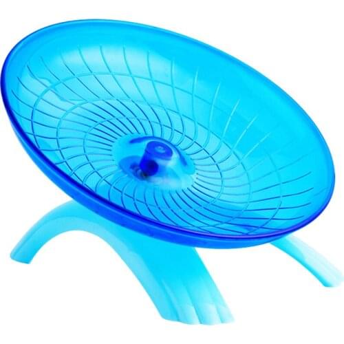 Pet Hamster Flying Saucer Exercise Squirrel Wheel Hamster Mouse Running Disc Rat Toys Cage Small Animal Hamster Accessories