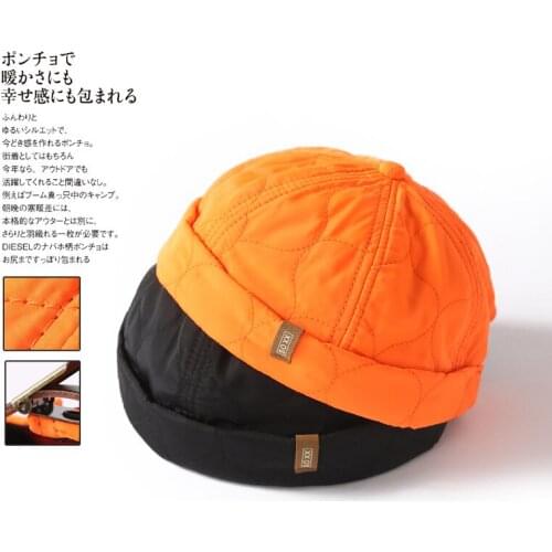 Fashion Vintage Caps Men Fisherman Beanies Cotton Round Hat Autumn Spring Winter Turn Up Retro Sailorcap Brimless Women Hat