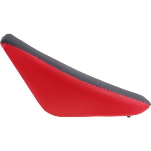 Soft Seat CRF50 Flat Style Plastic Foam Bike Motorcycle Red Black