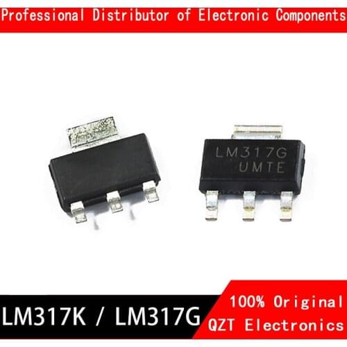 10PCS LM317K SOT223 LM317G LM317 SOT-223 317 SOT SMD New and Original IC Chipset